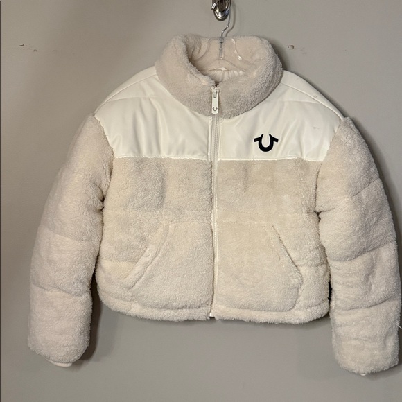 True Religion Embroidered Sherpa Jacket - Picture 4 of 12